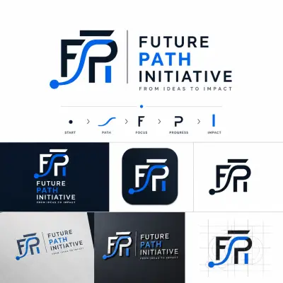 تصميم شعار وغلاف بصري لمبادرة FuturePath Initiative (FPI)