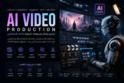 تصميم وإنتاج فيديوهات احترافية بالذكاء الاصطناعي | AI Video