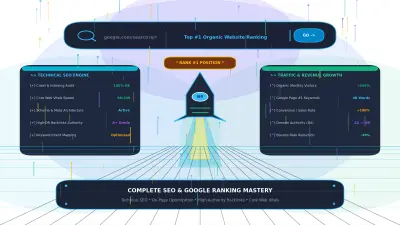 تحسين سيو شامل (SEO) وتصدر النتائج الأولى في محرك بحث Google لمتجر/موقع إلكتروني