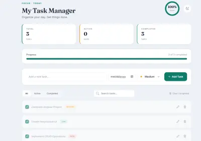 Task Manager – تطبيق إدارة مهام