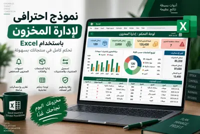 نموذج Excel احترافي لإدارة المبيعات وتتبع العمليات