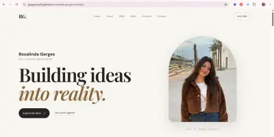 Personal Portfolio Website