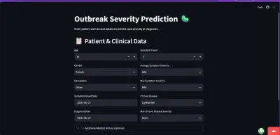 Outbreak X - Machine Learning Model & Epidemic Prediction