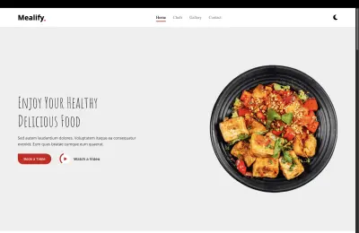 Mealify-website