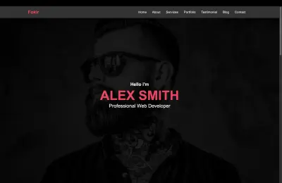 okir – موقع Portfolio شخصي متجاوب