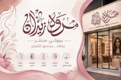 Beauty Center Branding | تصميم هوية بصرية لبيوتي سنتر