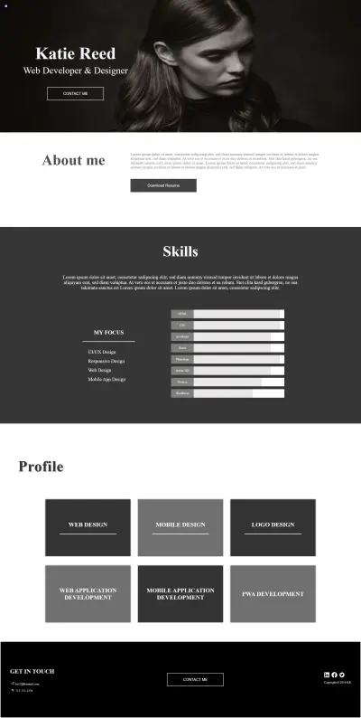 تطوير بورتفوليو شخصي تفاعلي باستخدام React.js Portfolio