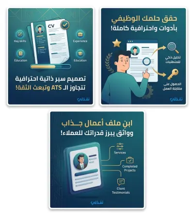 صناعة السير الذاتية الاحترافية والمتوافقة مع أنظمة ATS | بوابة عبورك للمقابلات الوظيفية
