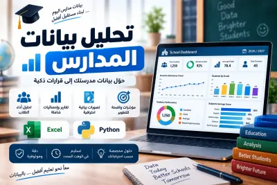 تحليل أداء الطلاب والتحصيل الدراسي (Students Performance Dashboard)