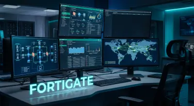تأمين شبكة مؤسسية متكاملة باستخدام جدار الحماية Fortinet FortiGate