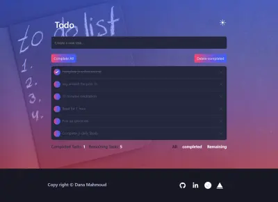 Todo App – تطبيق لإدارة المهام