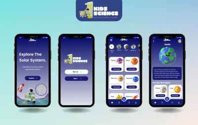 Ui For Kids Science Education store Application