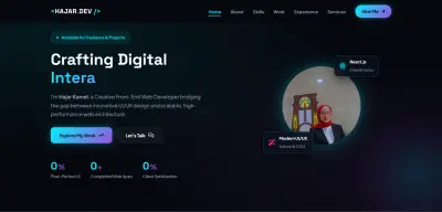 عرض أعمال (Portfolio) احترافي