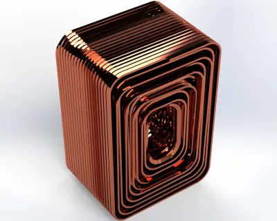 design for copper spiral coil