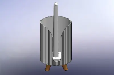 Modern Paper Towel Holder – 3D Printable Product Design