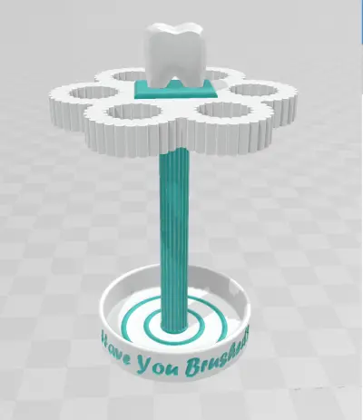 Functional Toothbrush Holder – SolidWorks Product Design