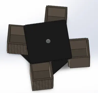 Modular Desktop Organizer – 3D Printable Product Design