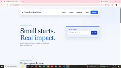 Crowdfunding Egypt – Web Crowdfunding Platform