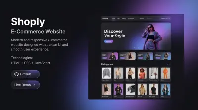 Shoply E-Commerce Website