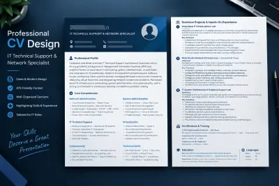تصميم وتنسيق CV احترافي متوافق مع ATS