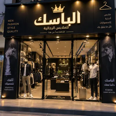 تصميم لافتت محل