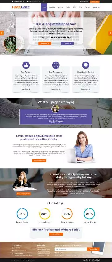 PSD to HTML CSS JavaScript