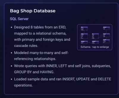 Server Erd (BagShop)تصميم قاعدة بيانات لمحل شنط باستخدام SQL Server | نفذلي
