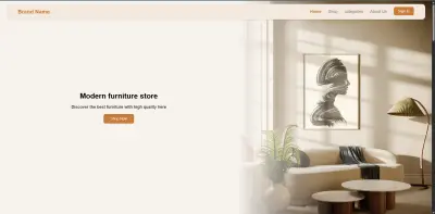 تصميم واجهة موقع إلكتروني كاملة باستخدام HTML وCSS