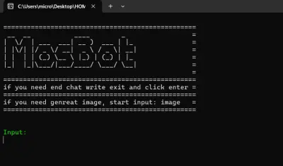 صورة العمل مساعد ذكاء اصطناعي متكامل عبر خط الأوامر (C# / .NET)