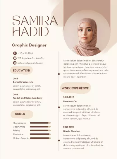 Cv احترافي باللغة العربية والإنجليزية