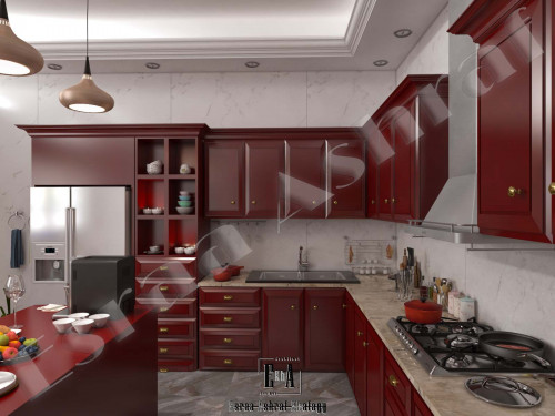تصميم داخلي لمطبخ