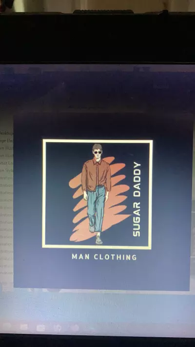 لوجو  وصفحه غلاف Sugar daddy