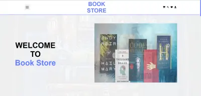 متجر كتب إلكتروني بتصميم عصري وتفاعلي (Online Book Store)