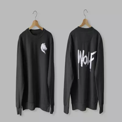 تصميم لوجو للطباعة علي الملابس