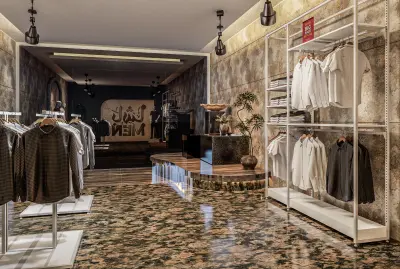 تصميم محل لبيع الملابس الرجالي "باشا MEN"