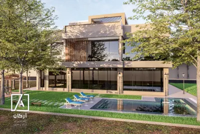 تصميم فيلا عصرية متكاملة – واجهات خارجية وديكور داخلي (Modern Villa Design)