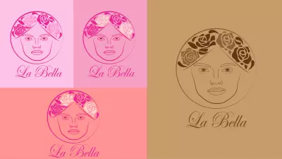 لوجو لمستحضر تجميل la bella