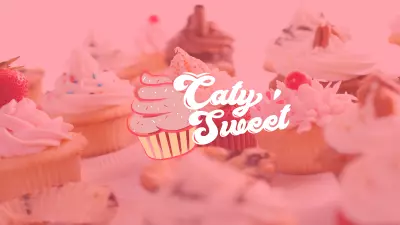 لوجو لمنتجات حلوي caty sweet