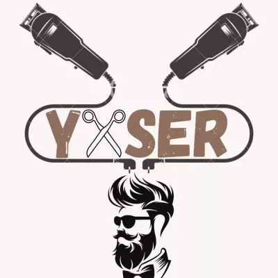 لوجو مصفف شعر