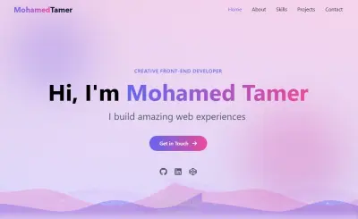 برمجة معرض اعمال (portfolio)