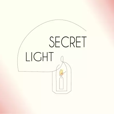 هوية بصرية لمحل شموعSECRET LIGHT