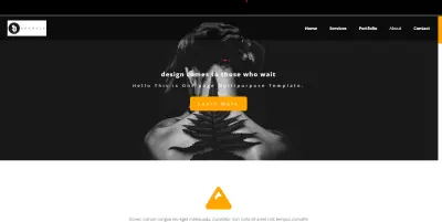تصميم موقع landing page, dasbboard - تحويل قالب PSD إلي قالب HTML