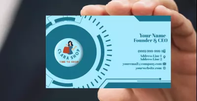 business card cloth shop