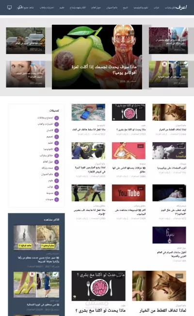 عمل موقع الكترونى لقناة يوتيوب