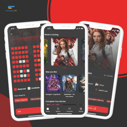 Ticket Movies App -  UXUI Deisgn