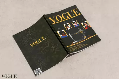 تصميم غلاف مجلة فوغ(غير رسمي)_VOGUE Magazine Cover Design (unofficial)