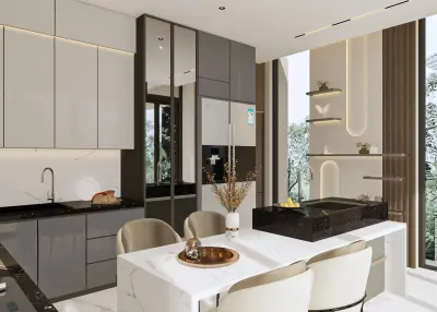 تصميم مطبخ على الطراز الموديرن