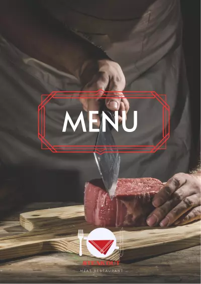 لوجو مطعم steak لبناني
