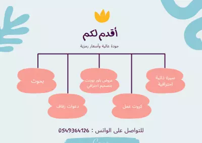 تصميم سيرة ذاتية وكروت عمل