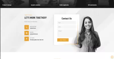 تصميم موقع لشركة مختصة في البرمجة
